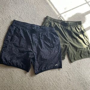 RVCA athletic shorts bundle